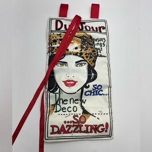 Brighton Chic Du Jour Jewelry travel bag 12” x 7” Baubles & beads Roll Tie Zip